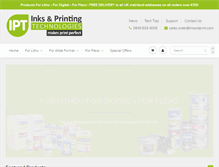 Tablet Screenshot of inkandprint.com